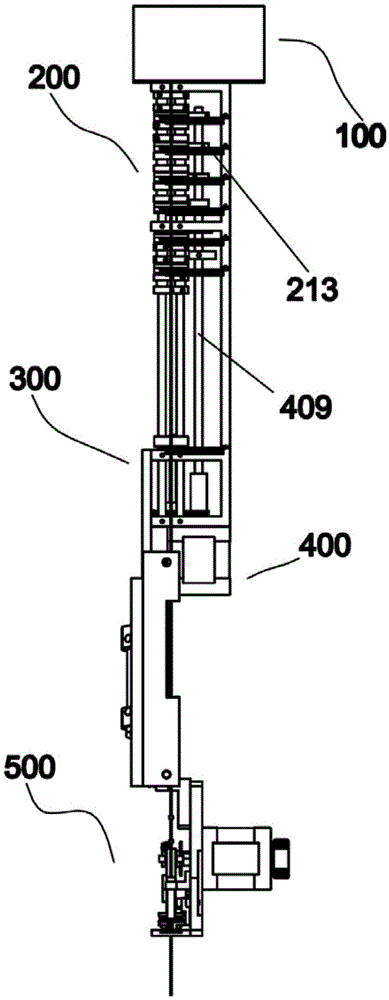 Bead row and bead feeding device for bead embroidery device