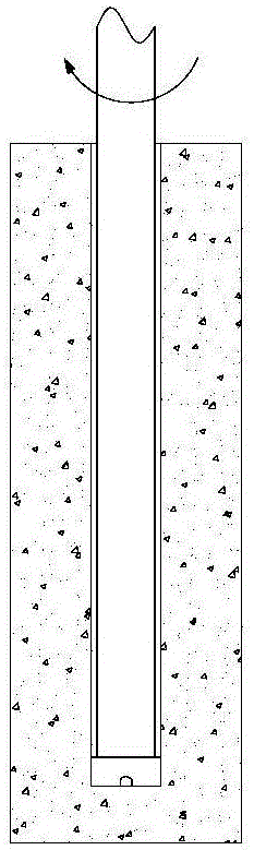 Thread-connection post-anchoring construction method and machining equipment