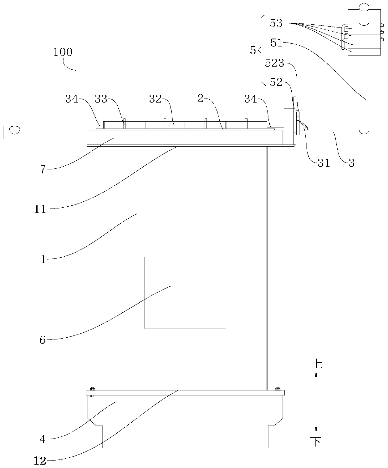 Explosion-proof door of waste heat boiler