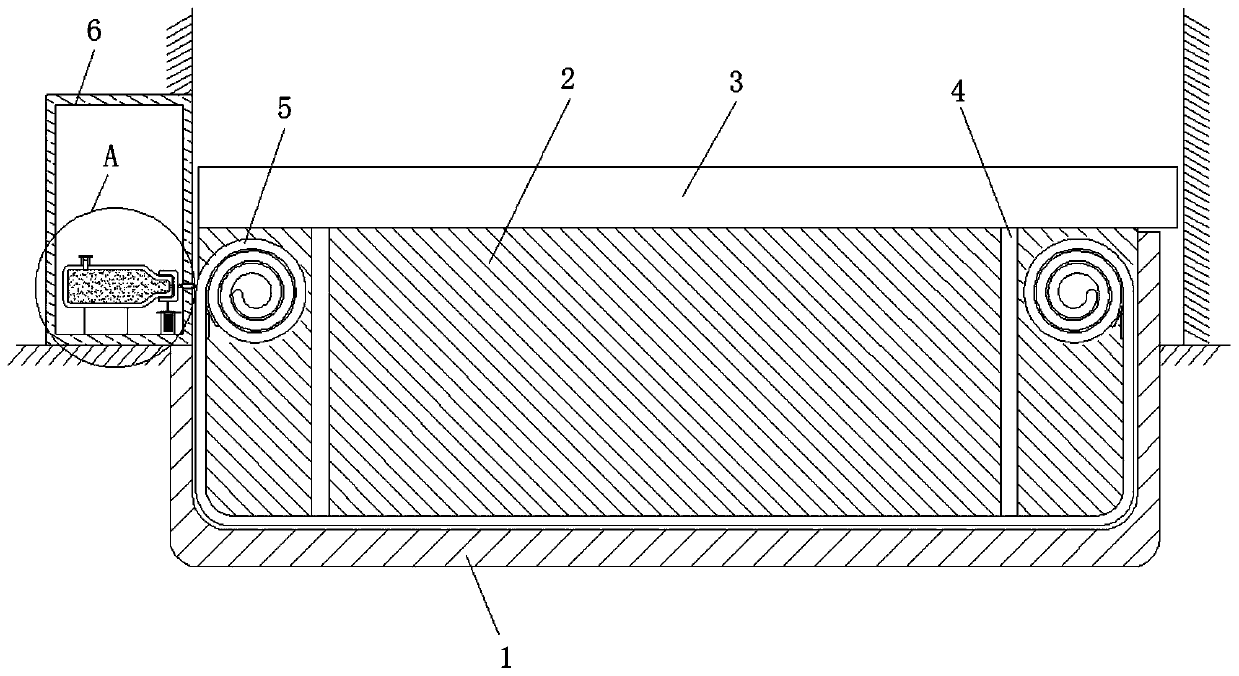 Subway entrance flood prevention plate capable of being automatically opened