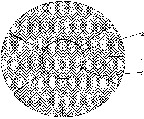 Hernia repairing piece