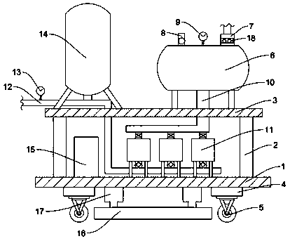 Energy-saving constant pressure water supplying electrical equipment