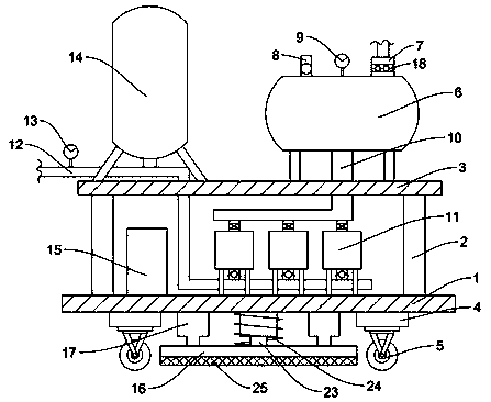 Energy-saving constant pressure water supplying electrical equipment