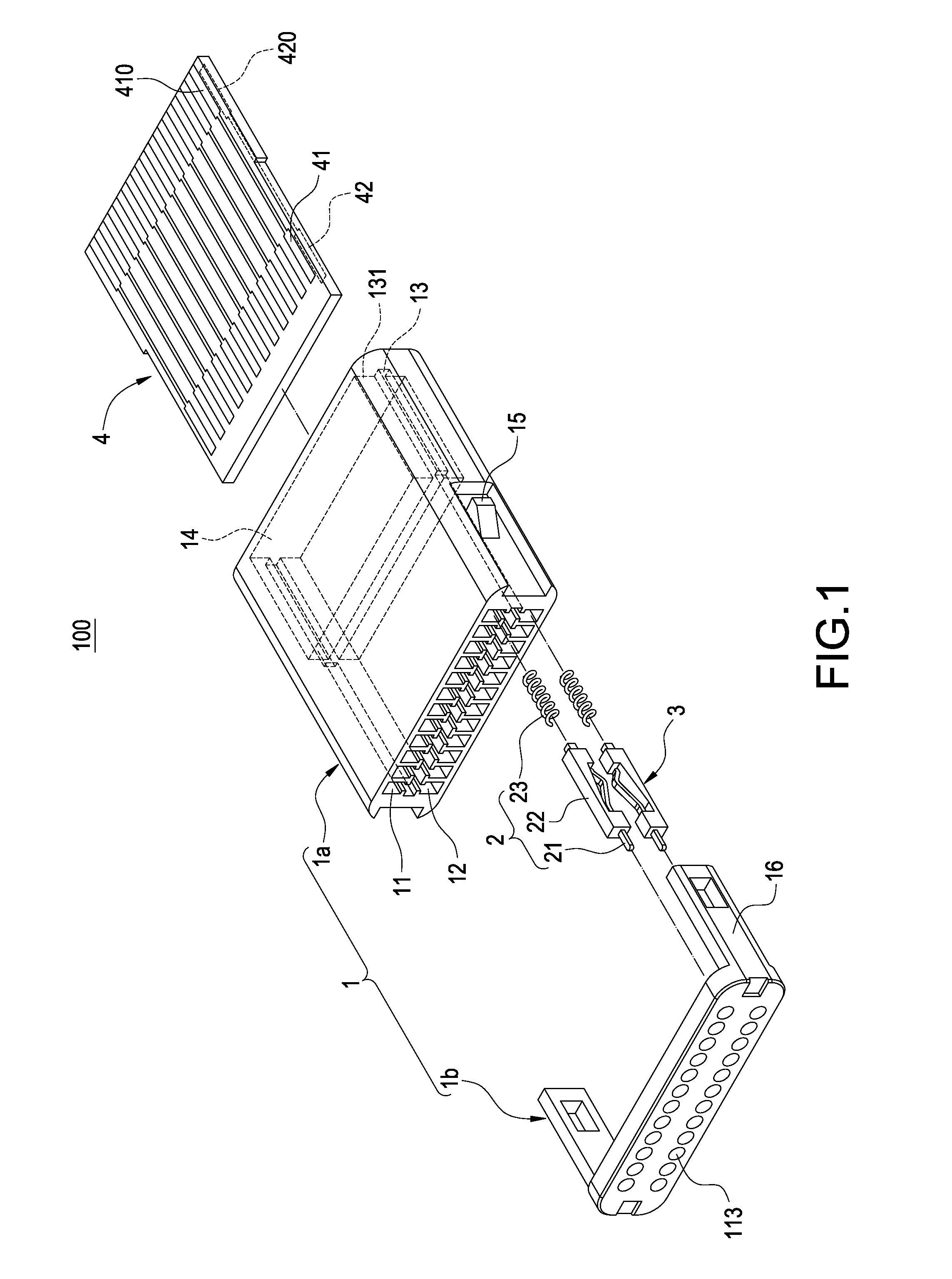 Probe-type connector