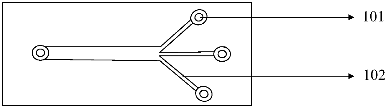 Quick preparation method of die of transparent adhesive tape-carved micro-fluidic chip