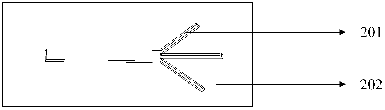 Quick preparation method of die of transparent adhesive tape-carved micro-fluidic chip