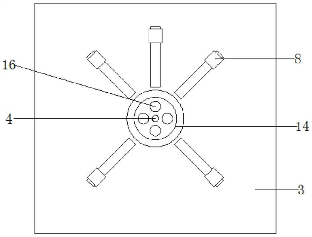 A quality inspection device for diaphragm structure installation