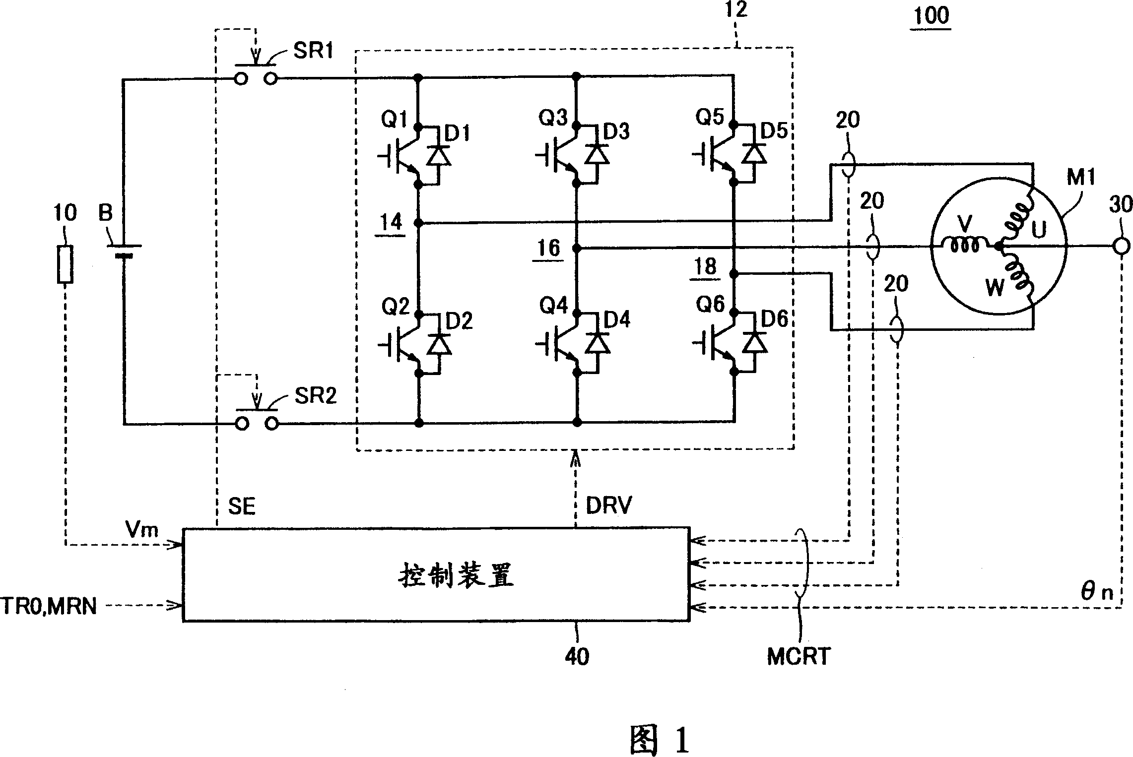 Motor drive apparatus having oscillation-reducing control function for output torque