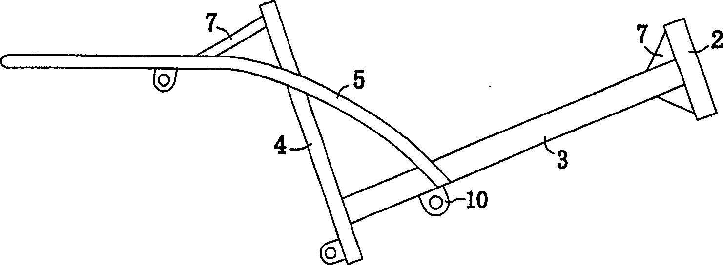 Mini type tricycle and its car frame