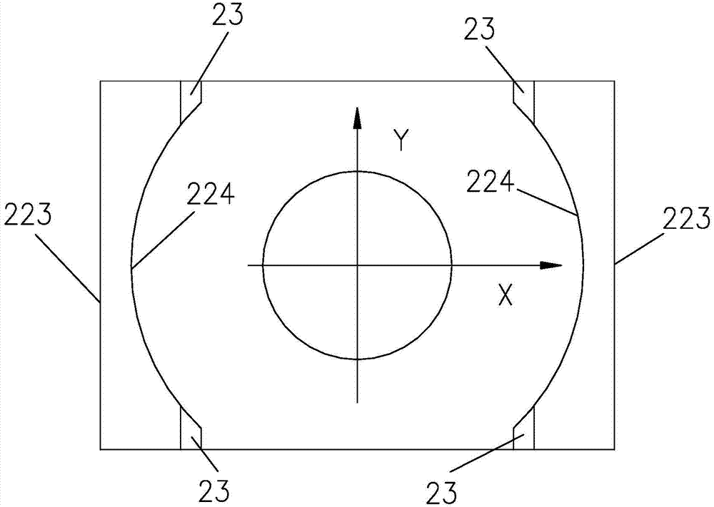 Magnetic element and iron cores thereof