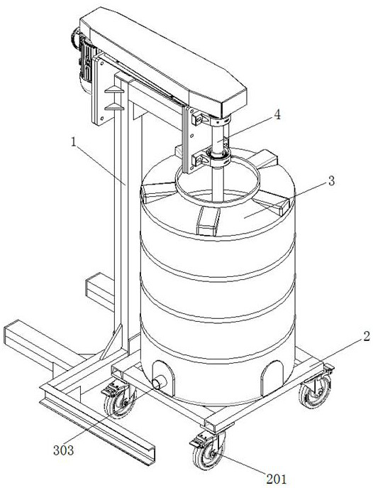 Phosphor powder glue processing device for LED lamp production