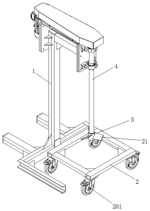 Phosphor powder glue processing device for LED lamp production