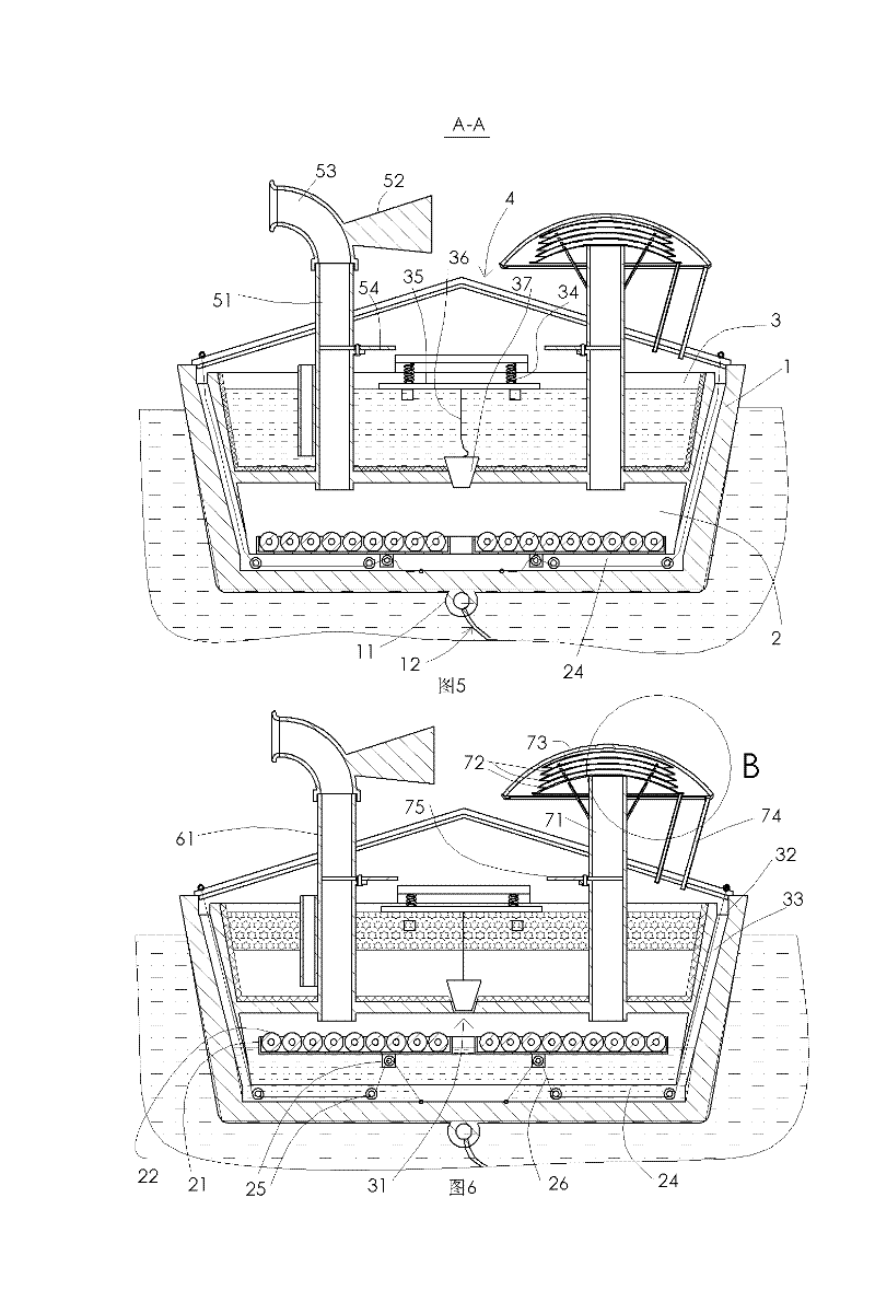 Offshore solar sea water desalting plant