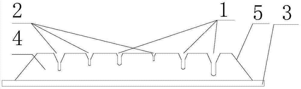 Heat-dissipation type wear-resistant brake pad