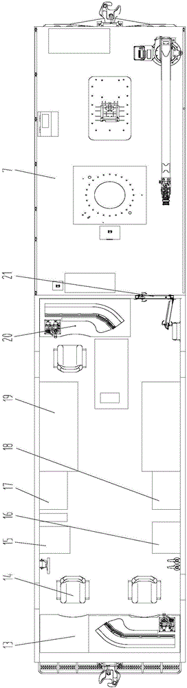 Hydraulic driving catenary maintenance operation vehicle