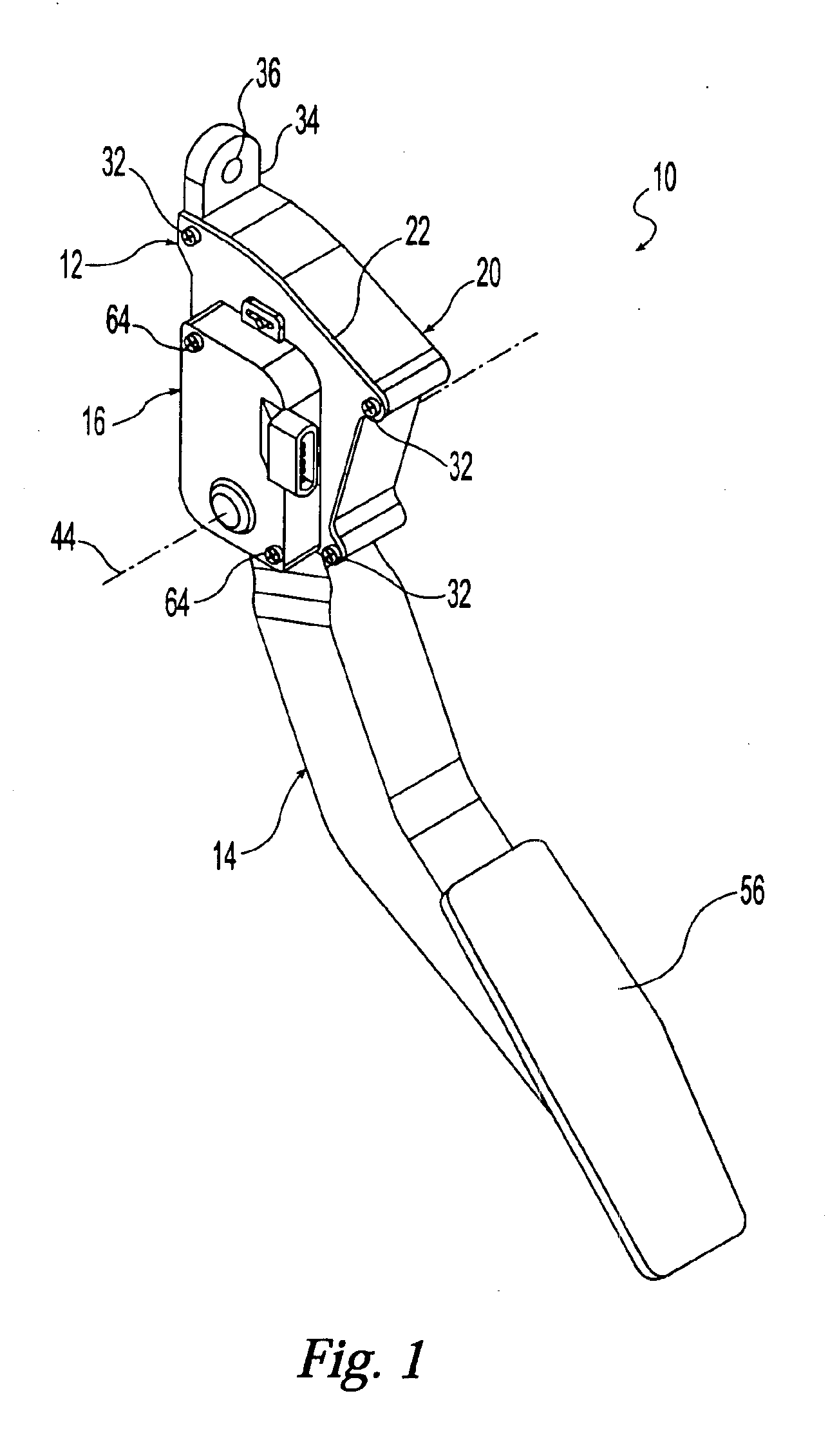 Electronic throttle control hysteresis mechanism