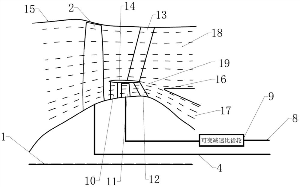 Bypass ratio ultra-wide adjustable turbofan engine structure based on variable booster stage