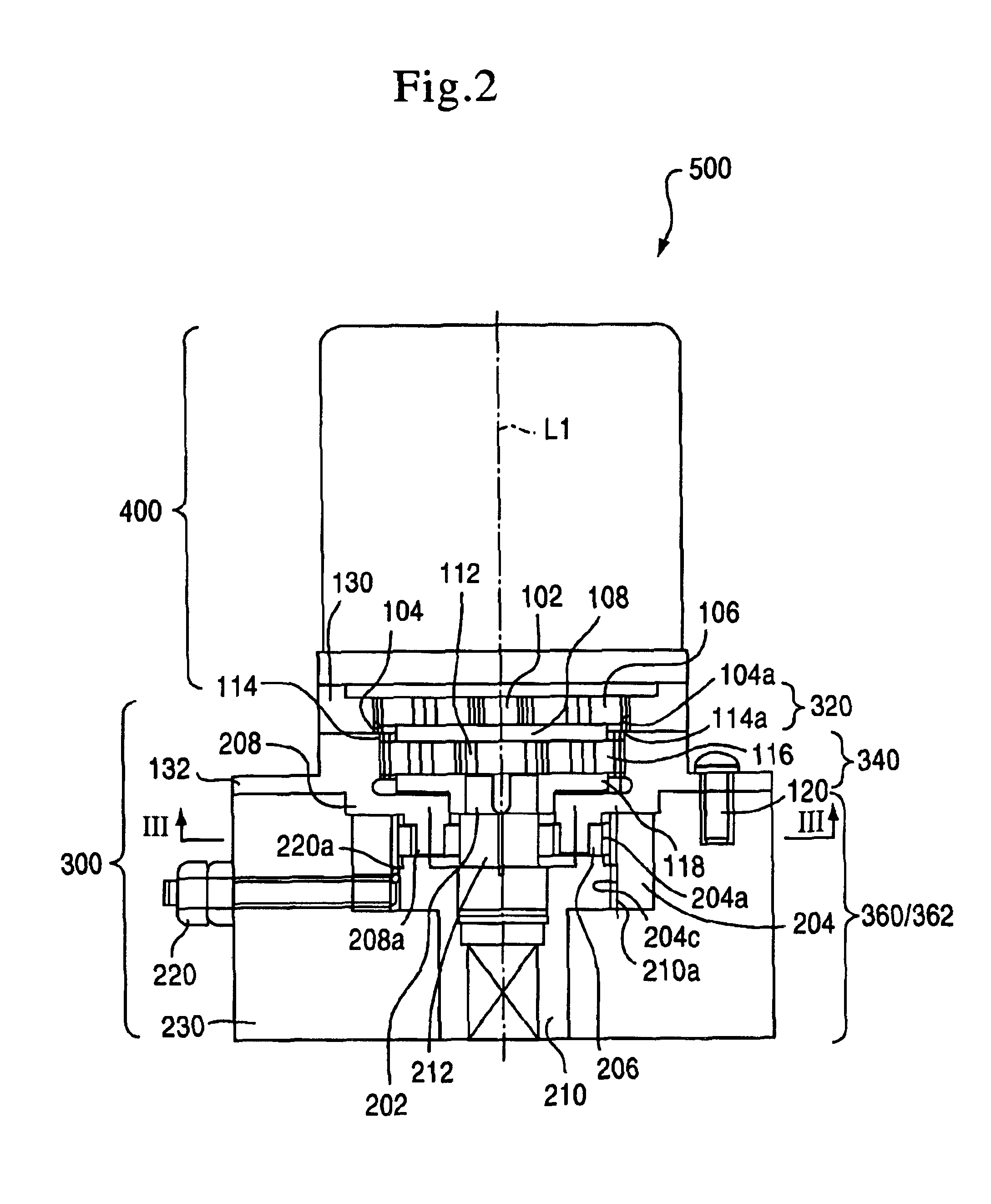 Valve drive unit and series thereof