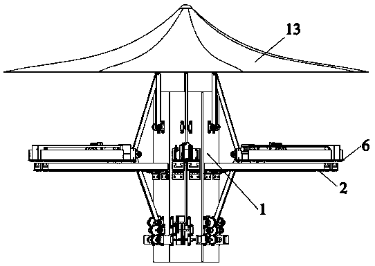 An umbrella type automatic parking device