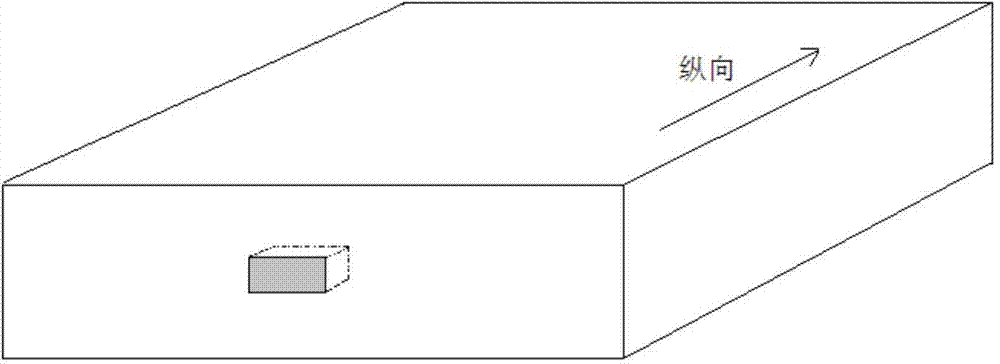 Method for measuring interval of continuous casting blank dendritic crystal with manganese steel