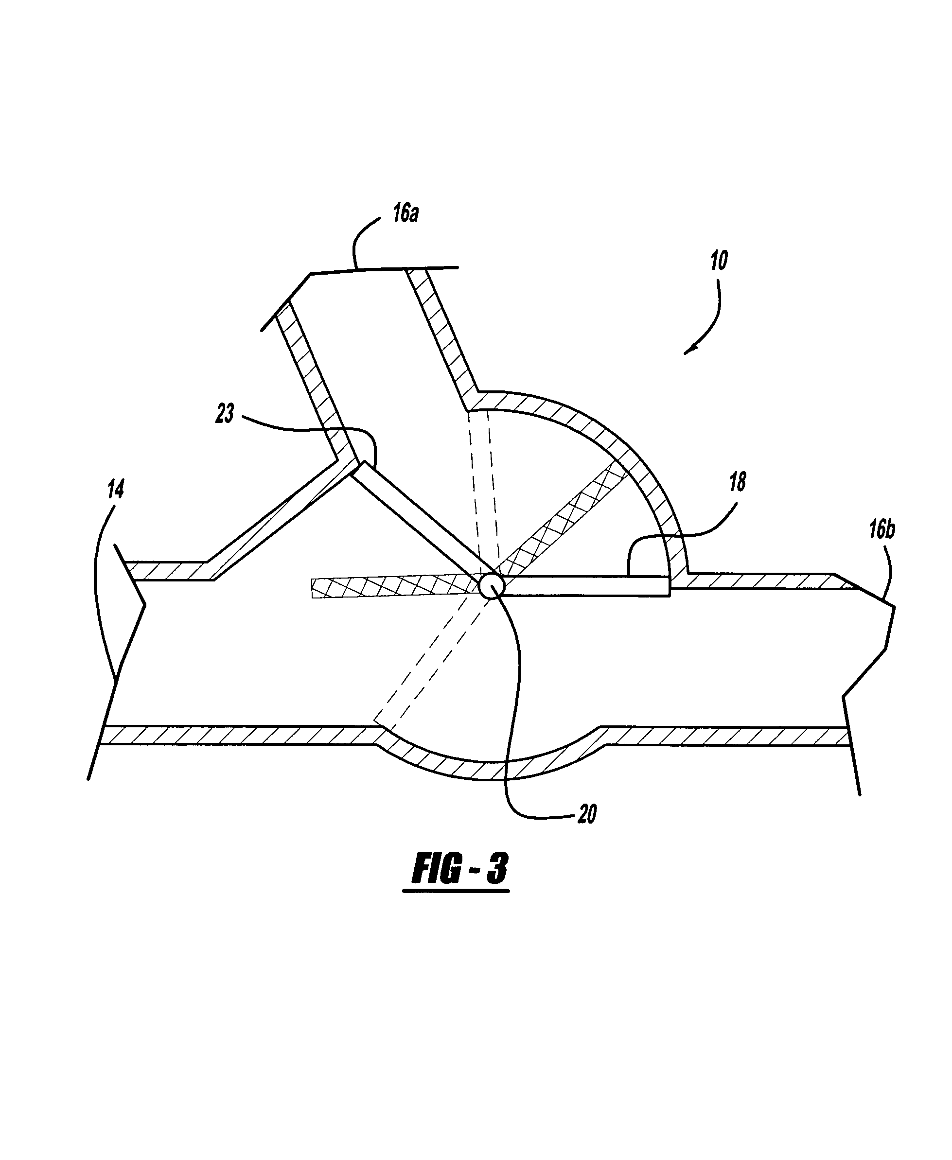 Exhaust throttle-EGR valve module for a diesel engine