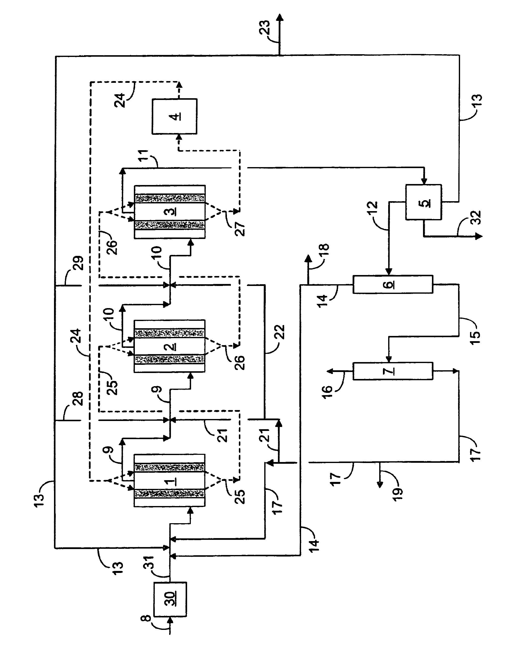 Conversion of an alcoholic oxygenate to propylene using moving bed technology and an etherification step