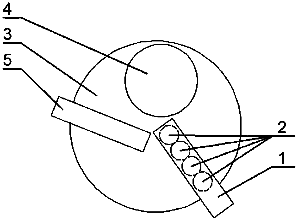 Polishing pad finishing device