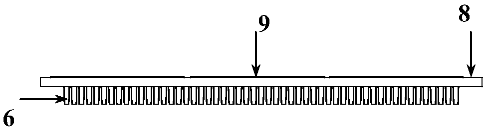 Direct cooling heat dissipation substrate and power module thereof