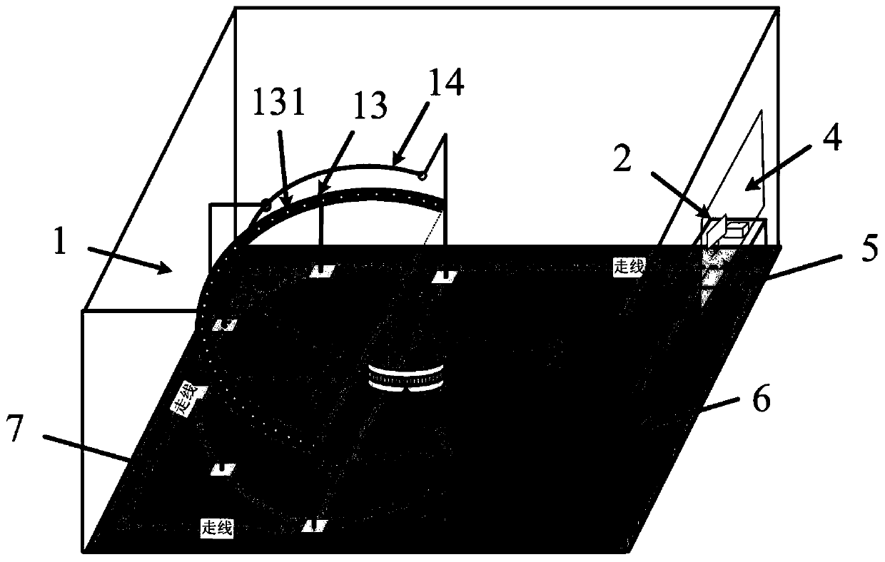 Device of spatial auditory clinical audiometric system