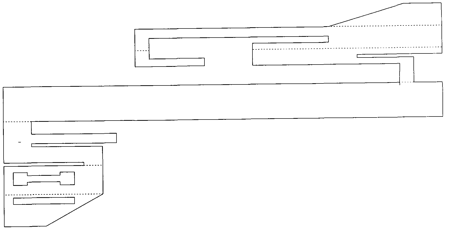 Mobile terminal and multiband aerial used on same