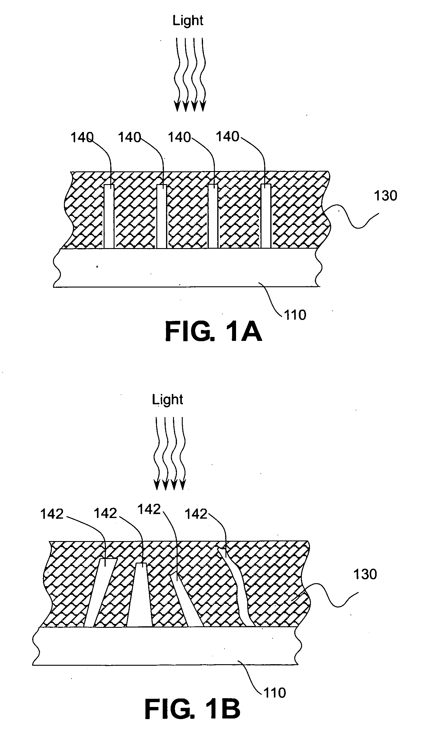 Structures of ordered arrays of semiconductors