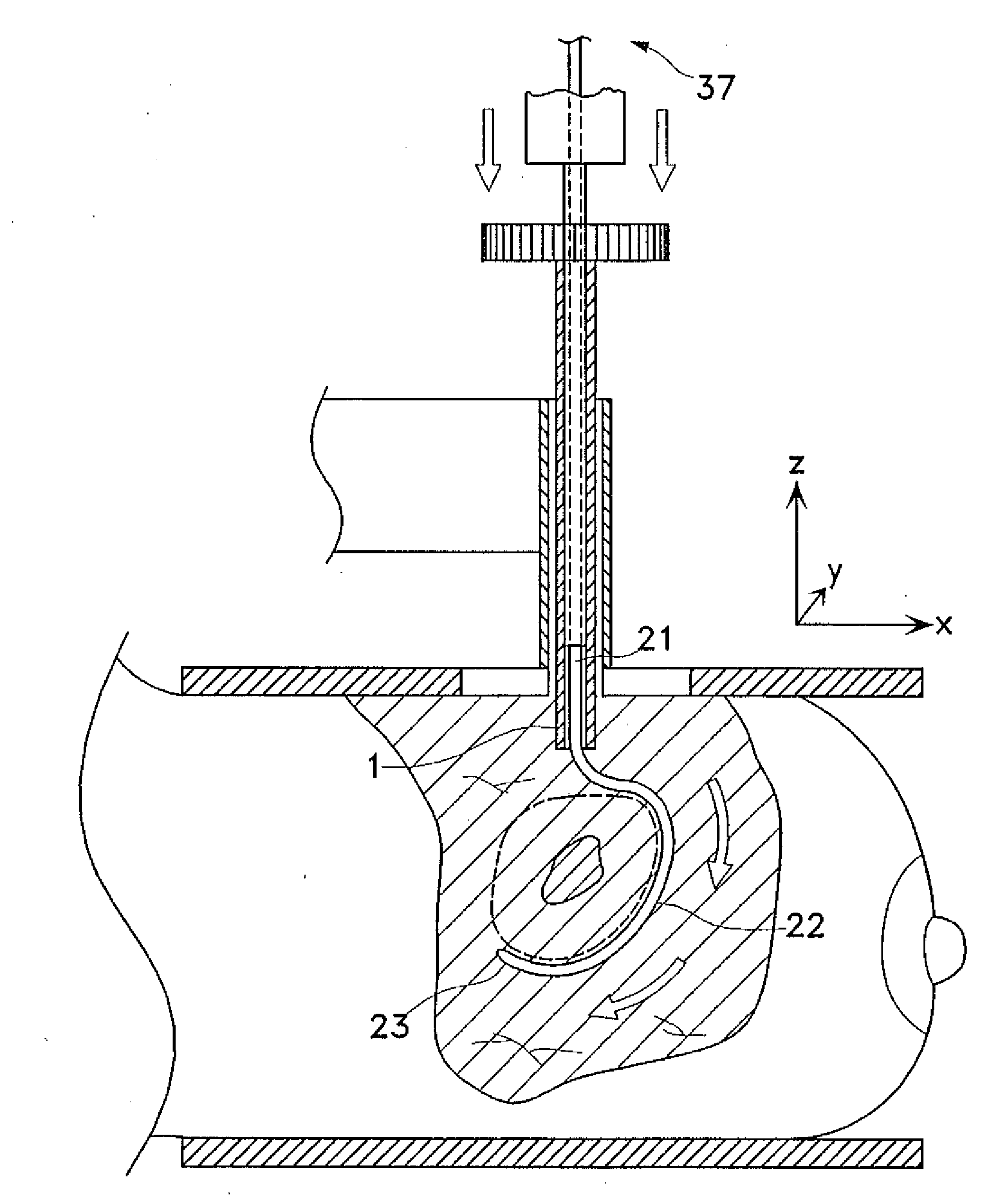 Localization Element with Energized Tip