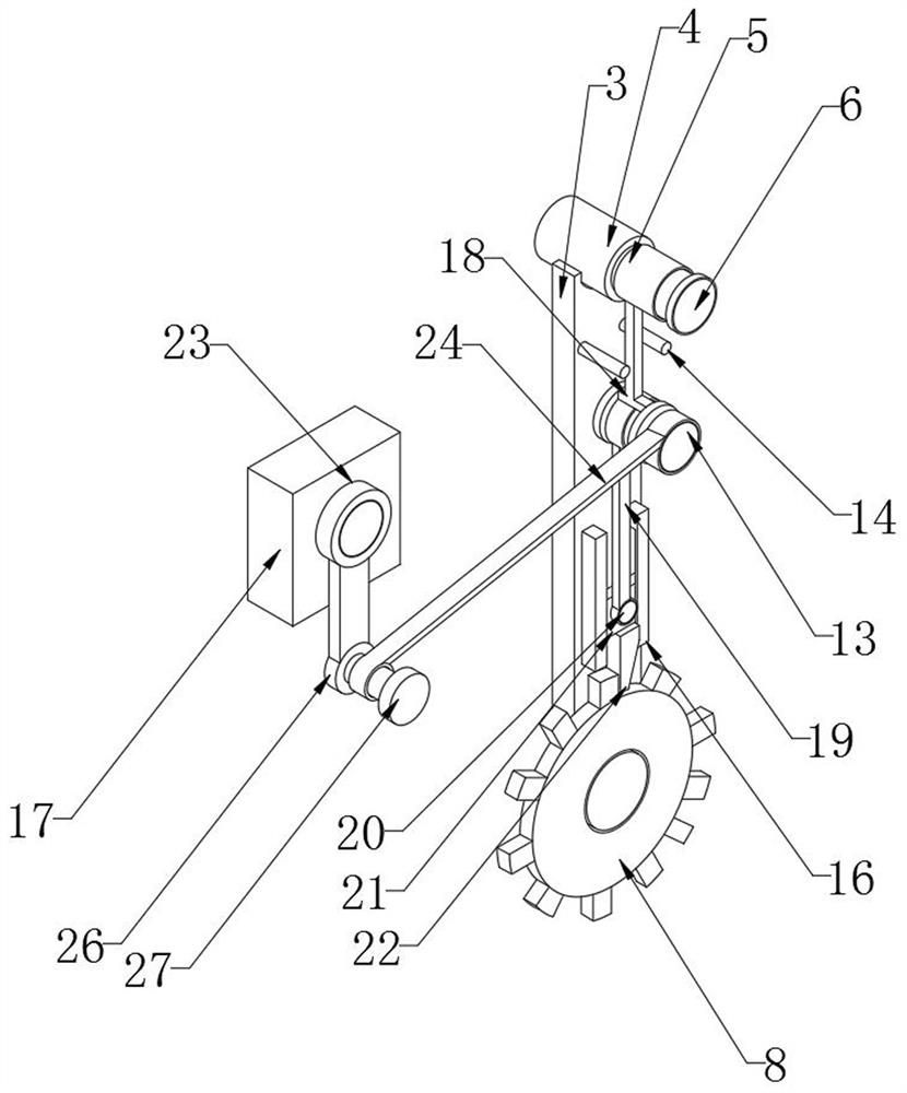 Process design model display device with auxiliary turnover mechanism