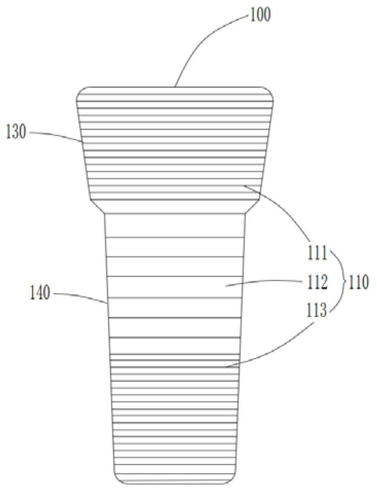 Dental implant structure and preparation method thereof