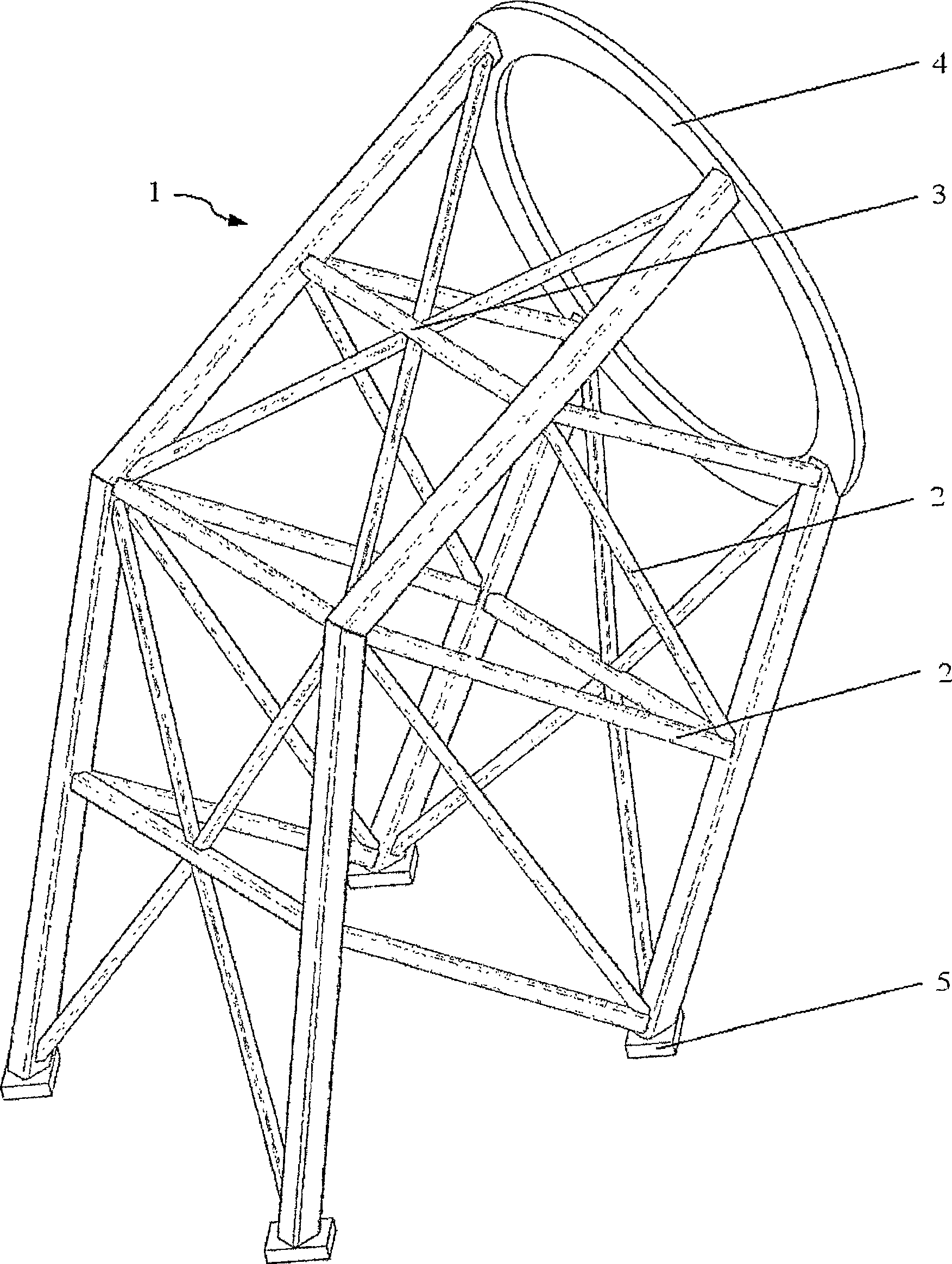 Suspended carriage for wind energy facility, rotary connecting device for wind egergy facility, wind egergy facility, driving method for wind egergy facility