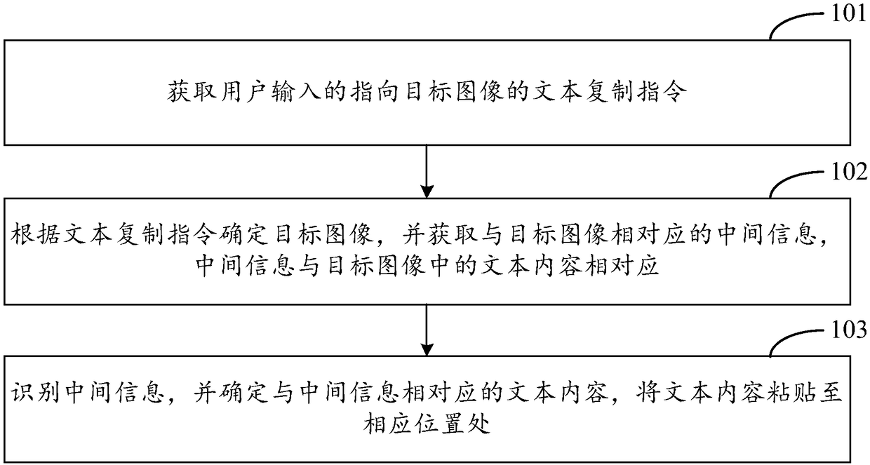 Method and apparatus for copying text contents in image