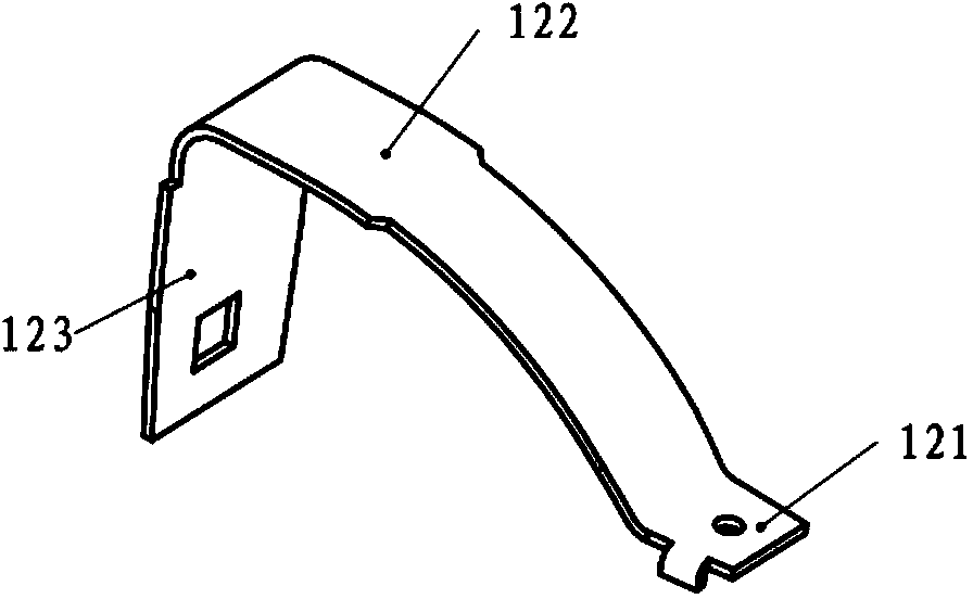 Separating and arc shielding device and small-size high-safety all-mode protection surge protection device