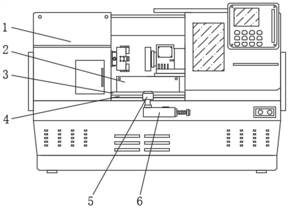 Numerical control chuck gang tool lathe for precision bearing machining