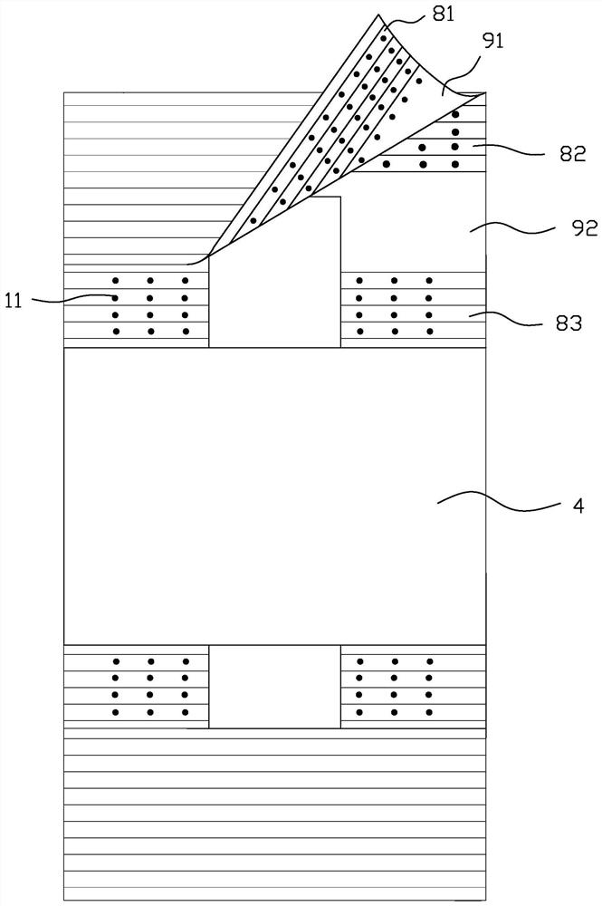 A kind of preparation method of novel leak-proof trousers type paper diaper