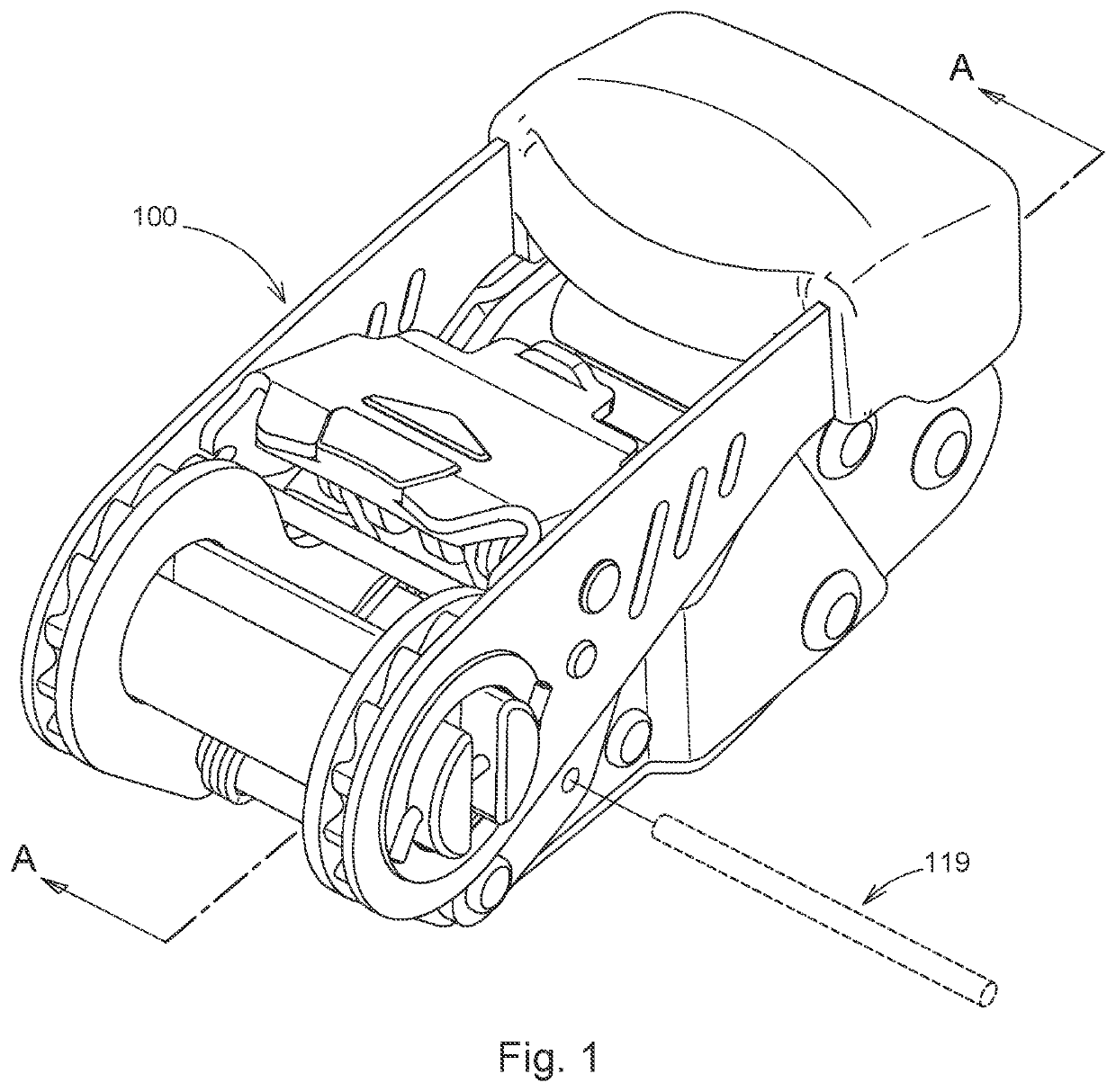 Systems and methods for an improved ratcheting device including pivoting tooth