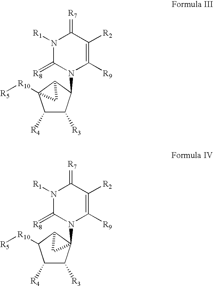 Methanocarba cycloakyl nucleoside analogues