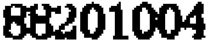 Method and system for removing character adhesion