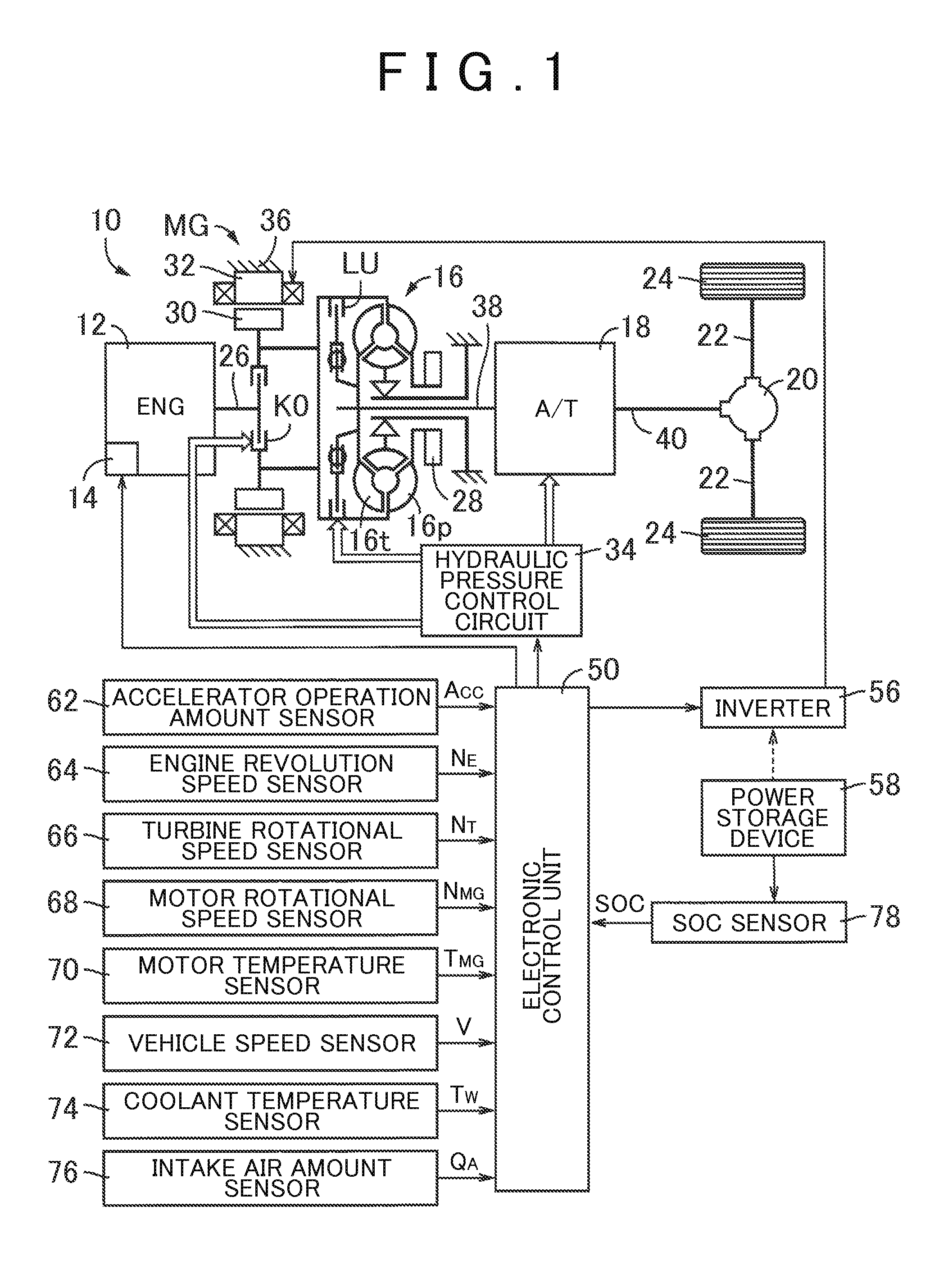 Control device and control method for vehicle