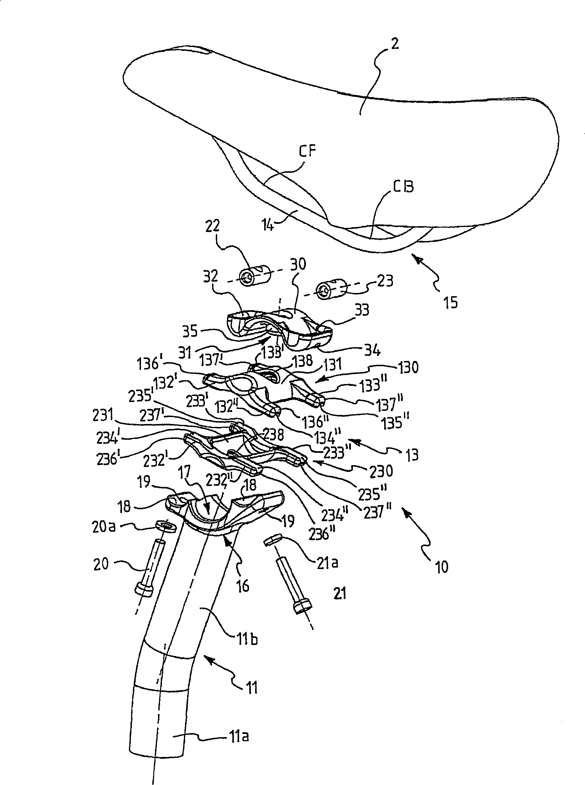 Seat pillar of bicycle