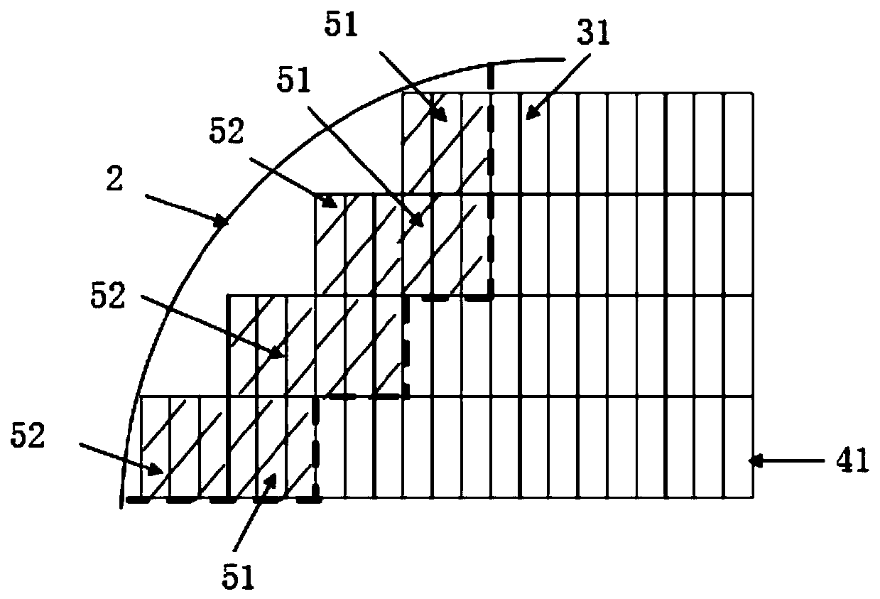 Special-shaped display panel and a display device