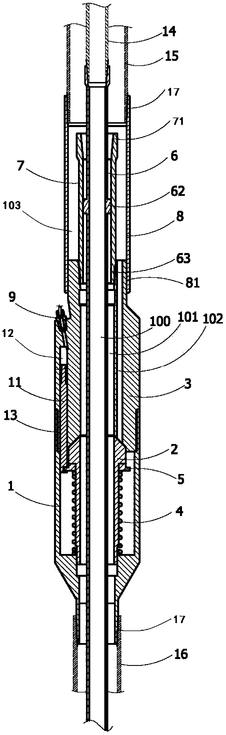 Annular valve plate type downhole safety device