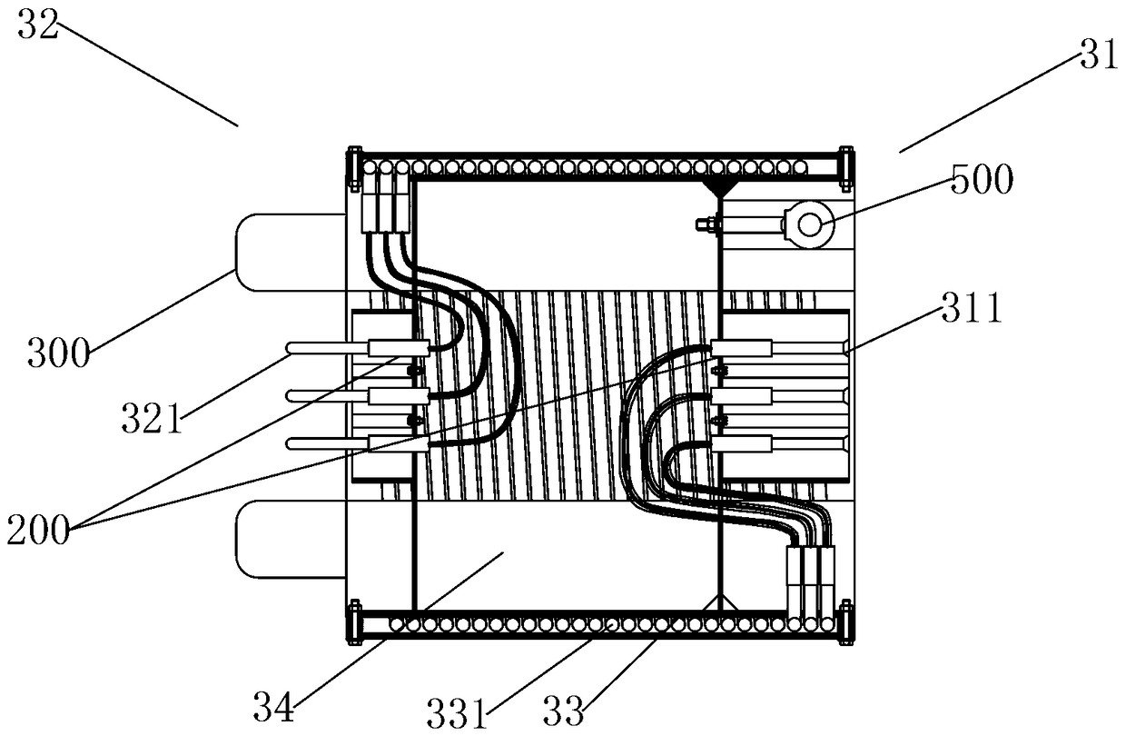 Segmented plug-in type heating rod