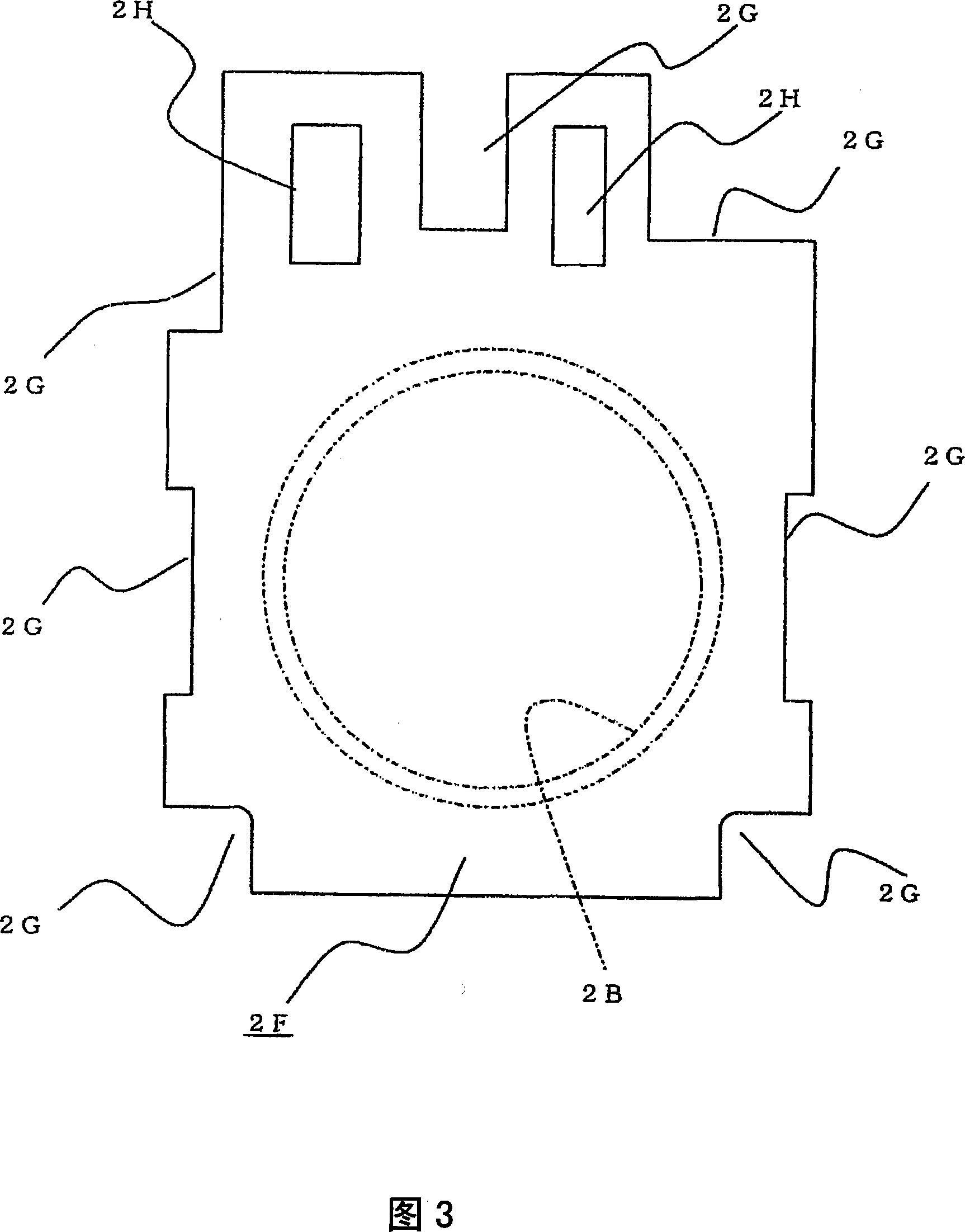 Inductive rotation angle sensor and motor-driven airflow control device using the same