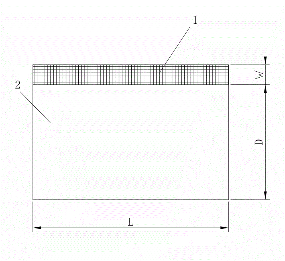 Preparation method for carbon fiber annular cathode