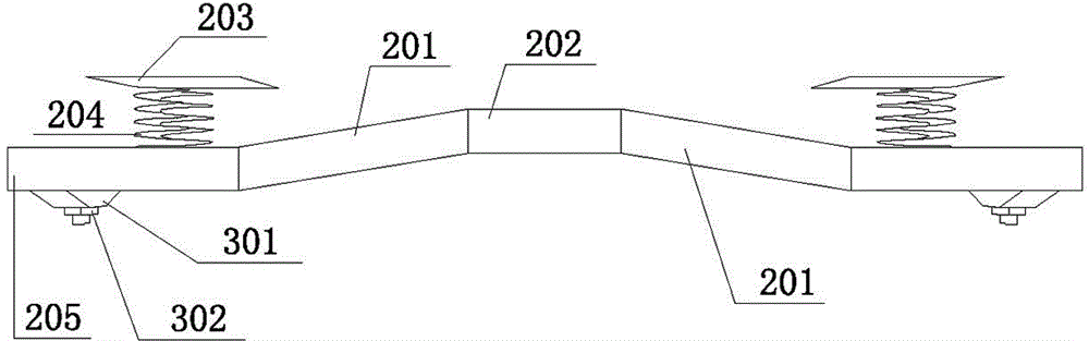 Flexible reinforcing system of concrete column formworks and concrete column construction method